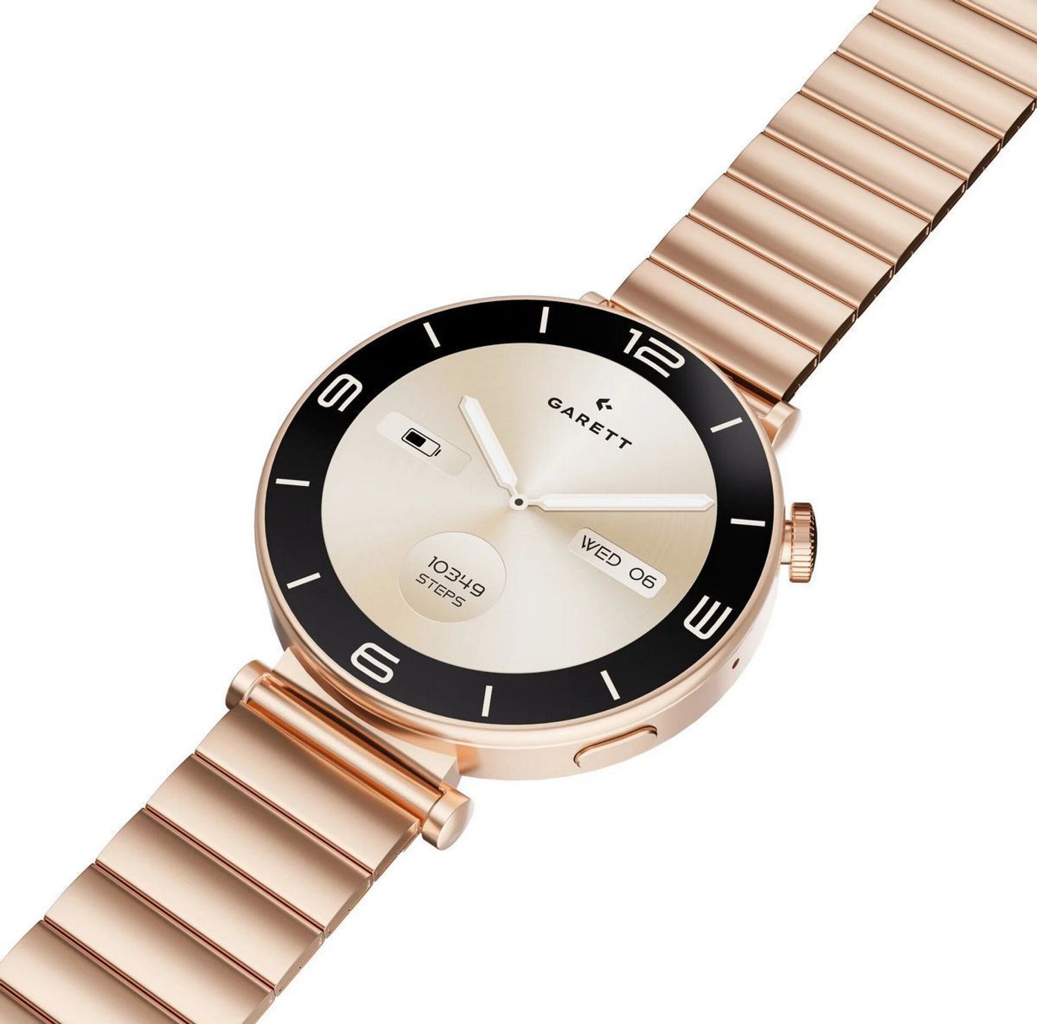 Smartwatch damski Garett Rose Różowe Złoto Stalowy (3).jpg